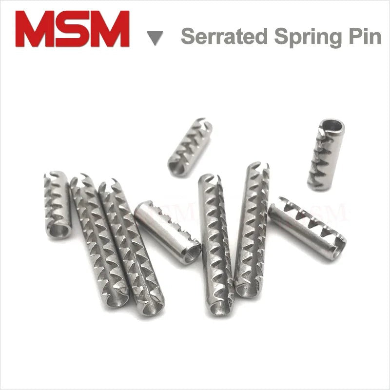 Serrated Spring Pins Wave Toothed Spring Roll Pin