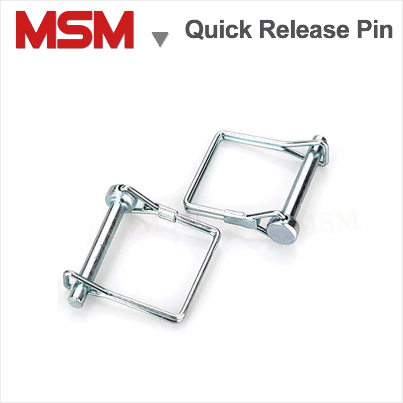 2PCS Steel Square Quick Lock Release Pins M5 M6 M8 M10 M12 Trailer Tru ...