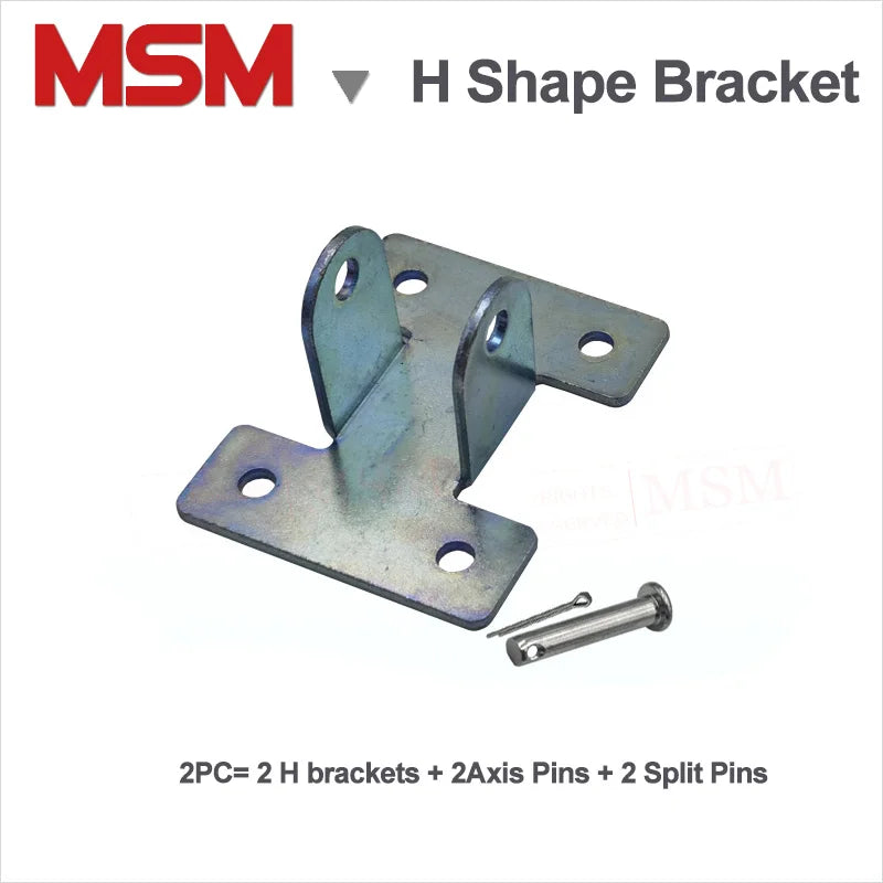 H Shape Linear Actuator Mounting Bracket with Axis Pin and Split Pin ...