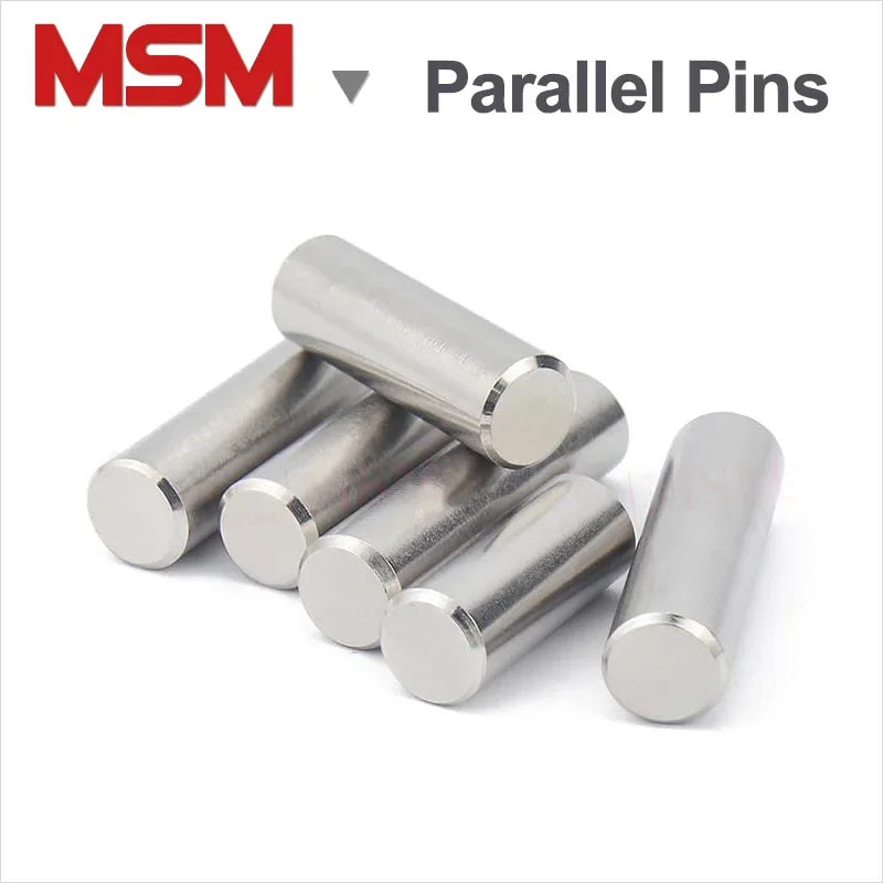 30/50 PCS Stainless Steel Parallel Pins M2 M2.5 M3 M4 Dowel Pins Length 5 ~40mm Cylindrical Pin GB119 Locating Dowel