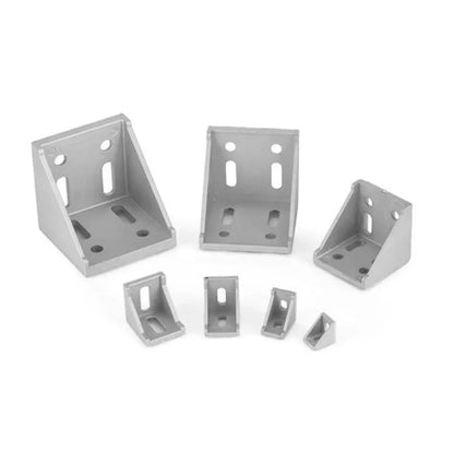 4 Sets Aluminum Profile Connector with T Screws & Nuts European Standard 2017 2028 3030 4040 4545 6060 8080 2040 3060 4080 4590