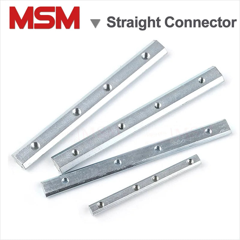 Script Line Connector 4PCS Carbon Steel Straight Line Connector For T Slot Aluminum Extrusio ...
