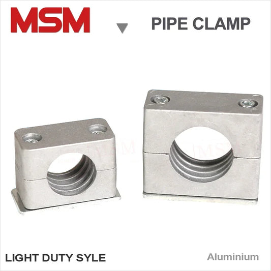 5pcs M16 Light Duty Aluminium Pipe Clamp High Temperature Resistance Tube Clamp