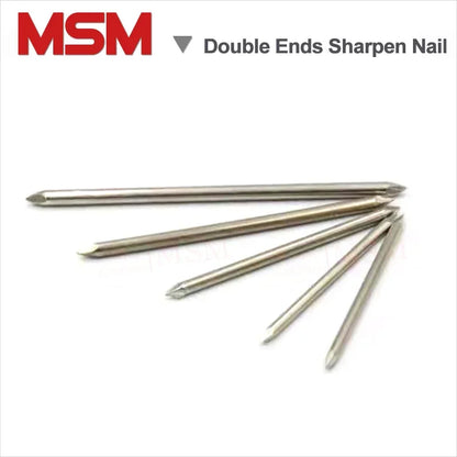 50/30/20PCS Stainless Steel Headless Double Ends Sharpen Nails Wood Splicing /Connecting Spikes Diameter 2 2.2 2.4 2.8 3 3.3 4mm