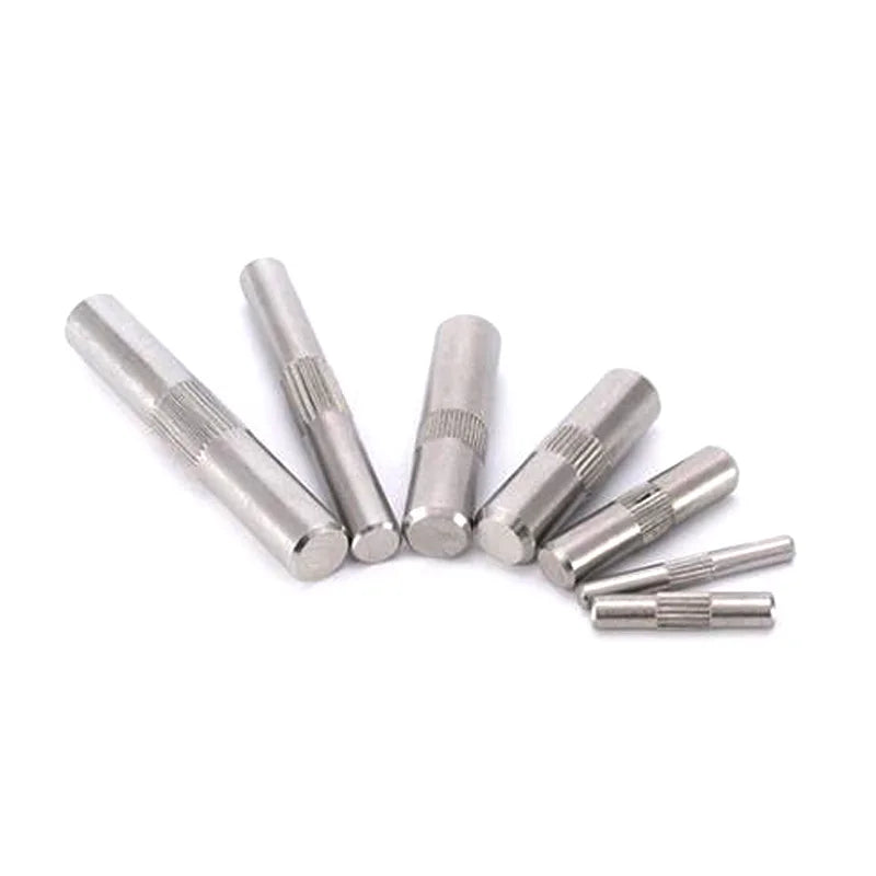 Coupling Rod Pin Image 50pcs Middle Knurled Pins M2 2.5 3 4 5 6 Hinge Link Rods Pins Knurled ...