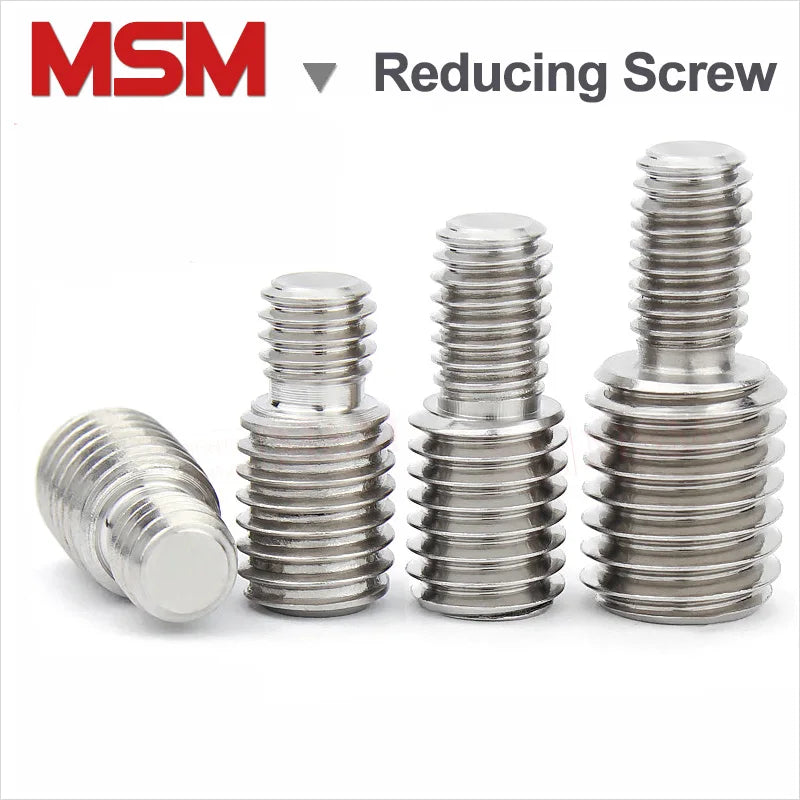 5PCS Stainless Steel Converter Reducing Bolt Camera Adapter Conversion Screw Double Heads Screw M3/M4M5/M6/M8/M10/M12/M14/M16/20