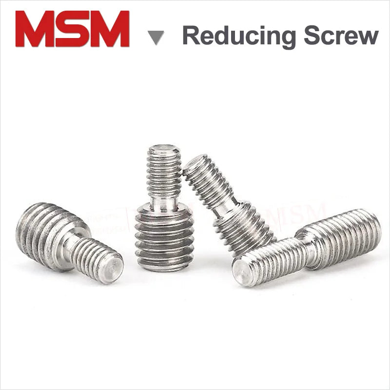 5PCS Stainless Steel Converter Reducing Bolt Camera Adapter Conversion Screw Double Heads Screw M3/M4M5/M6/M8/M10/M12/M14/M16/20