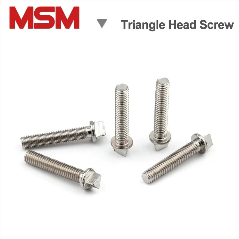 MSM Triangle Head Screws Stainless Steel Anti-theft Bolts – MSM Store