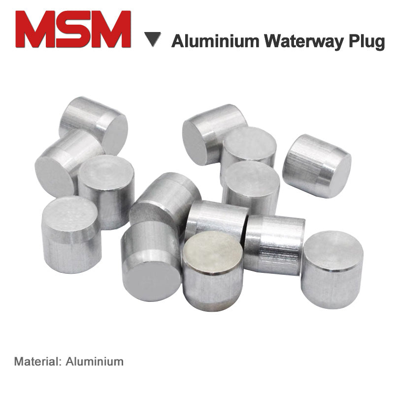 100pc Aluminium Particle Waterway Plug Water Channel Plugs Mold Water Stopper High Temperature Resistant Cork Aluminum Nail Water Cooling Spigot