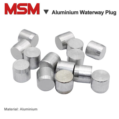 100pc Aluminium Particle Waterway Plug Water Channel Plugs Mold Water Stopper High Temperature Resistant Cork Aluminum Nail Water Cooling Spigot