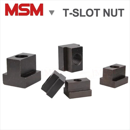 Carbon Steel 8.8 Level High Intensity T-slot Nuts Black For T-groove Table Slot Milling CNC Lathe M10/12/16/18/20/22/24/27/30/36