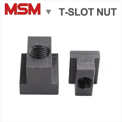 Carbon Steel 8.8 Level High Intensity T-slot Nuts Black For T-groove Table Slot Milling CNC Lathe M10/12/16/18/20/22/24/27/30/36