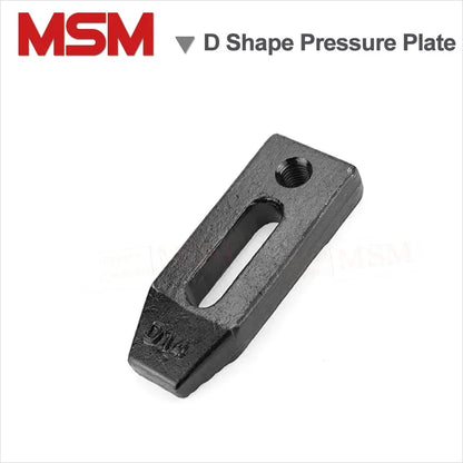 D Shape Carbon Steel Quenching Harden Parallel Platen Punching/Injection Machine Pressure Plate Mold Clamp M12 M14 M16 M18 M20