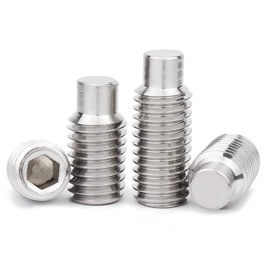 Stainless Steel Hex Socket Head Cap Screws With Dog Point Convex Bolts DIN915