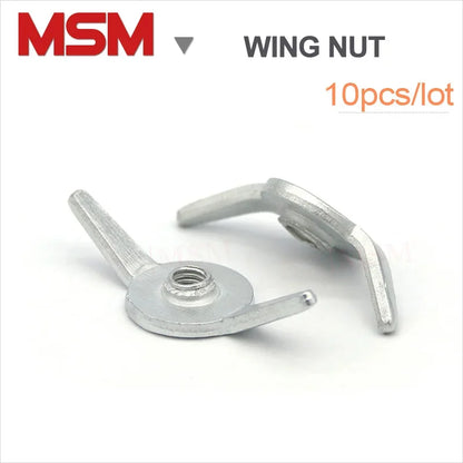 Free Shipping 10PCS Wing Nuts For MNS Low Voltage Switch Box GSK Hand Tighten Nuts Butterfly Style Fixing Hook M6 M8 M10