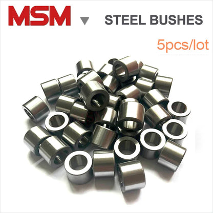 5Pcs  Steel Drill Sleeve Bushing Shaft Bushing axle Sleeve Bearing Jig Bushes Axis (Inner Dia. X Outer Dia. X Height)ID 8MM