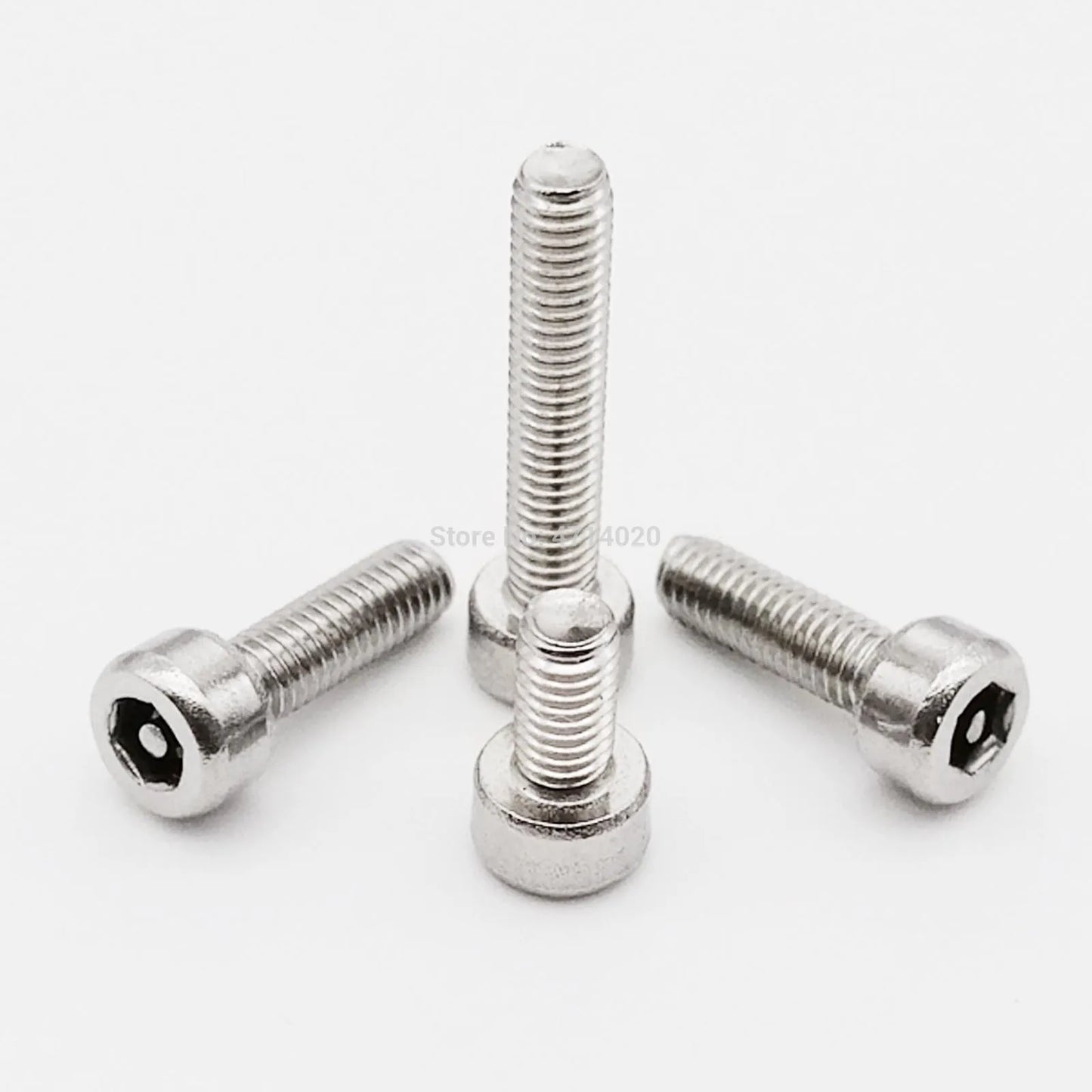 Stainless Steel Inner Hexagon Round Head Screw Flat Plain Washer Single Coil Spring Gasket Assemblies Bolt M2.5 M3 M4 M5 M6 M8