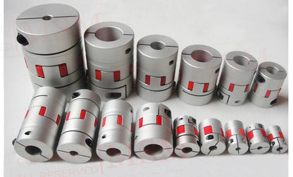 2pcs MSM Motor Shaft Couplers D25L30 Jaw Flexible Plum Clamp Coupling 8mm 5mm 6.35mm 10mm CNC Couples Ballscrew Spider Connector