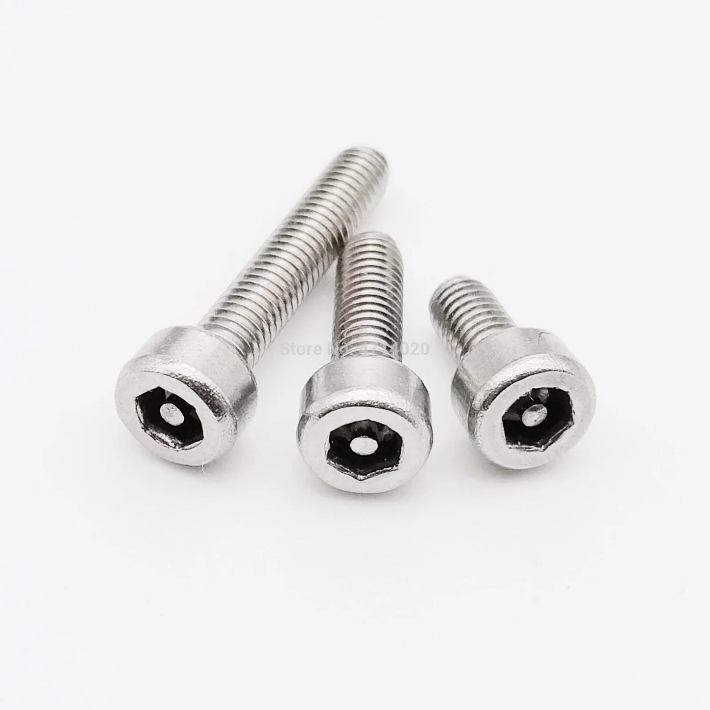 Stainless Steel Inner Hexagon Round Head Screw Flat Plain Washer Single Coil Spring Gasket Assemblies Bolt M2.5 M3 M4 M5 M6 M8