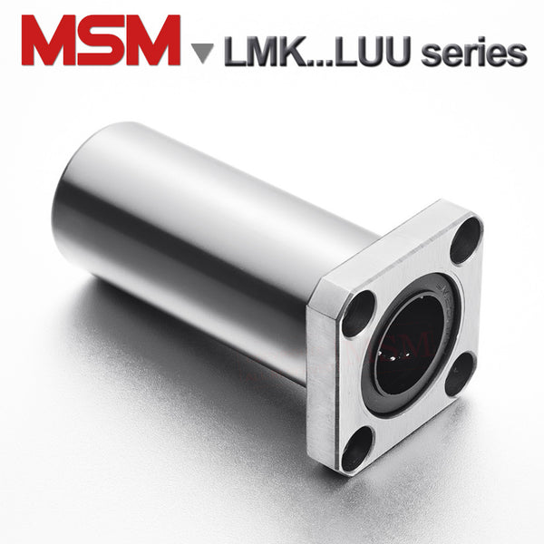 MSM Linear Bearings Square Flange Long Type LMK...LUU 6mm-25mm – MSM Store