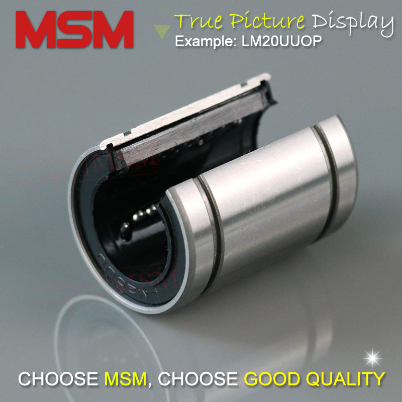 Linear Bearings LM12UUOP LM16UUOP LM20UUOP LM25UUOP LM30UUOP LM35UUOP
