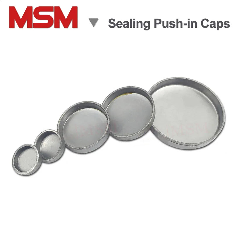 Push Cap Stainless Steel Sealing Push-in Caps For Car Truck Tractor Engine Wate ...