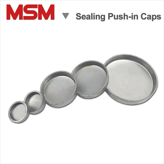 Stainless Steel Sealing Push-in Caps For Car Truck Tractor Engine Water Block Thicken Bowl Type Expansion Plug Sealing Washer