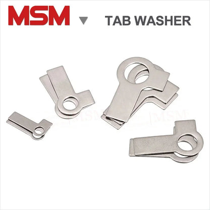 Stainless Steel Tab Washers With Long Tab And Wing GB855 Double Lug Collar Locking Stop Tab Washer [M3-M48]