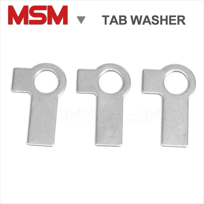 Stainless Steel Tab Washers With Long Tab And Wing GB855 Double Lug Collar Locking Stop Tab Washer [M3-M48]