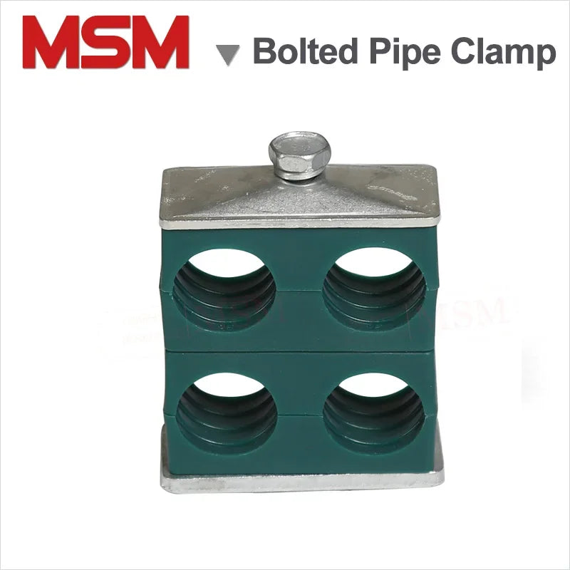 Up-Down Double Two-hole Bolted Plastic Clips Pipe Clamp – MSM Store