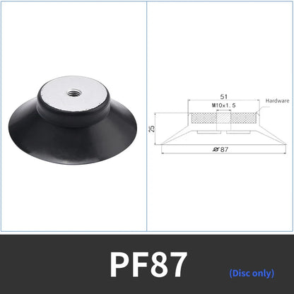 Vacuum Sucker Industrial Pneumatic PF-87 LCD Screen Special Vacuum Suction Cup Silicone NBR Manipulator Accessories
