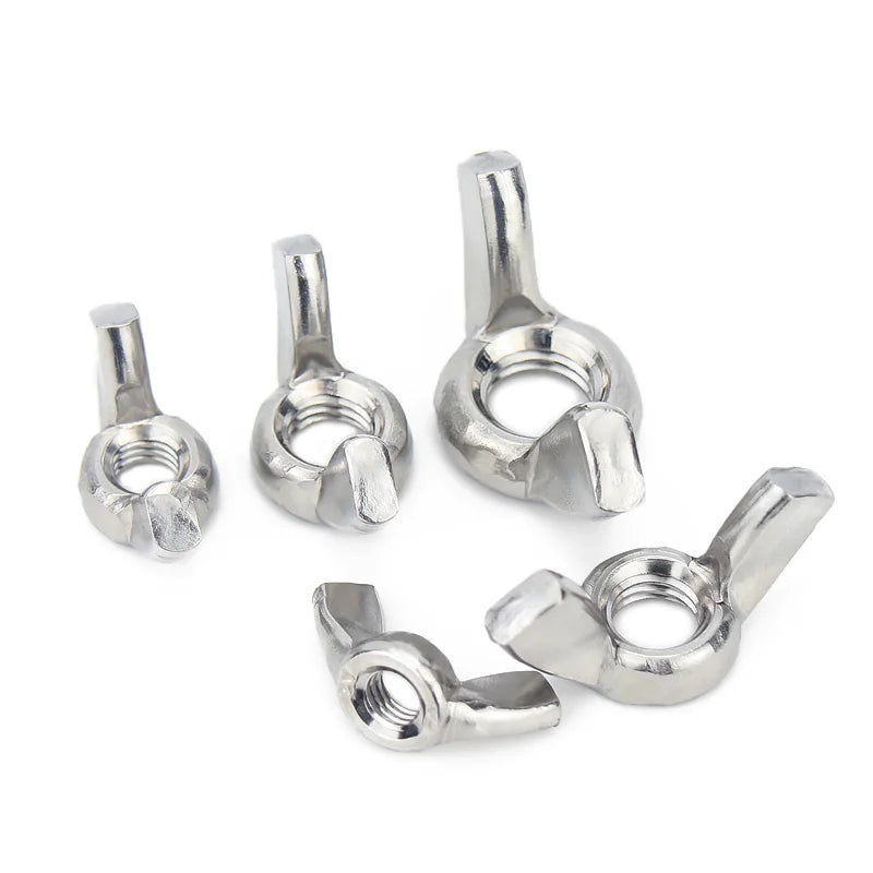 Stainless Steel Butterfly Wing Nuts Hand Tighten Nut DIN315 MSM Store stainless-steel-butterfly-wing-nuts-hand-tighten-nut-din315-msm-store