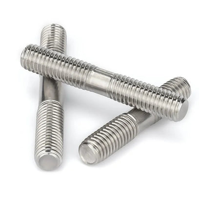 Xpcs M6 M8 M10 M12 Double End Male Thread Bolts 304 Stainless Steel Two-headed Tooth Extension Screw Rod Stud Screw