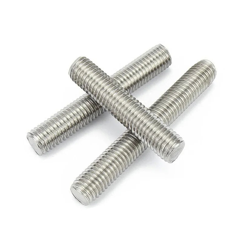Xpcs M6 M8 M10 M12 Full Thread Rod Headless Bolts Screw Bar 304 Stainless Steel Full-Thread All Teeth Stud Screws DIN975