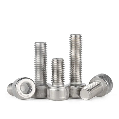 Xpcs M8 M10 M12 Cup Bolt Hex Socket Bolts 304 Stainless Steel Hexagon Socket Head Cap Screws
