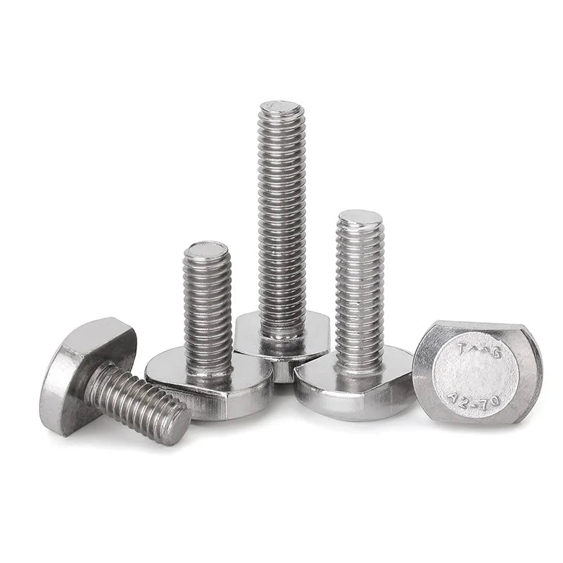 Xpcs T-Slot Bolt T Shape Rectangle Hammer Head Screw 304 Stainless Ste ...