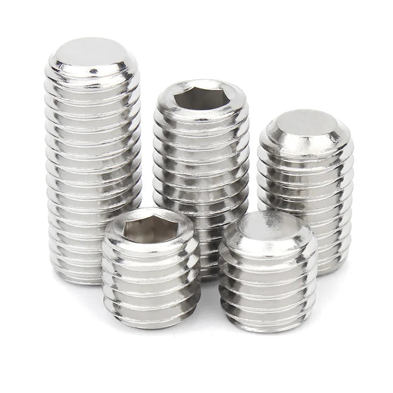 Xpcs/lot M2 M2.5 M3 M4 M5 Hexagon Socket Set Screws with